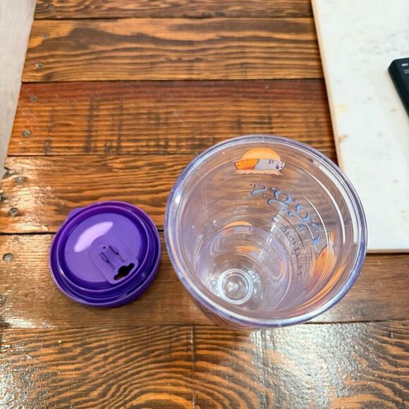 Tervis Wild Eggs Breakfast Brunch 24 oz Tumbler Purple Lid - Picture 7 of 7